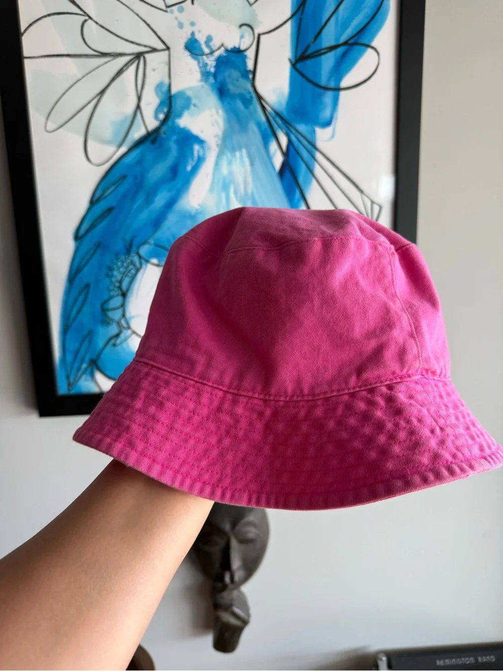 2 GAP Kids Bucket Hat - Pink and Light Blue
